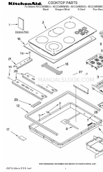 KitchenAid KECC568MWW01 Список деталей