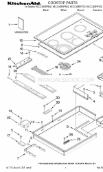 KitchenAid KECC568RPB02 Lista de peças