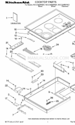 KitchenAid KECC568RPW03 Teileliste