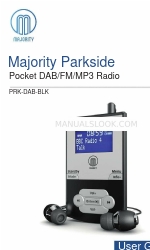 MAJORITY PARKSIDE PRK-DAB-BLK Gebruikershandleiding