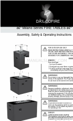 Decofire Milano DF102040 Инструкции по монтажу, безопасности и эксплуатации