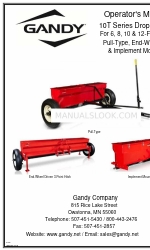 Gandy 10T Series Manuale dell'operatore