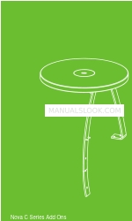 Green Furniture Concept Nova C Table 조립 지침 매뉴얼