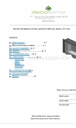 decoflame CITY 106A Інструкція з експлуатації