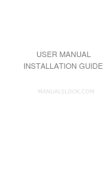 decoflame Montreal Installation Manual And User's Manual