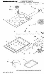 KitchenAid KECD805HBL1 Lista de piezas