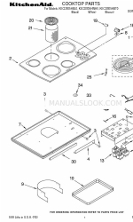 KitchenAid KECD805HBT0 Список деталей