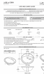 Decolav 1436-4-CWH Manuel d'utilisation et d'entretien
