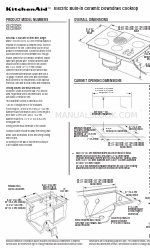 KitchenAid KECD806R Dimensiones