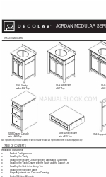 Decolav JORDAN MODULAR 1668 Manuale