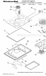 KitchenAid KECD806RSS00 Parts List