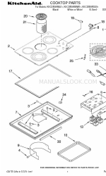 KitchenAid KECD806RSS01 Onderdelenlijst