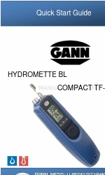 GANN HYDROMETTE BL Compact TF-IR 2 Manual de inicio rápido