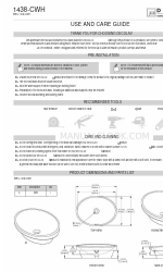 Decolav 1438-CWH Manuale d'uso e manutenzione