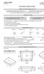 Decolav 1489-CWH Manual de uso y mantenimiento