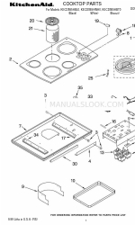 KitchenAid KECD865HBL0 Перелік деталей