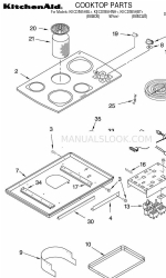 KitchenAid KECD865HBL1 Parts List