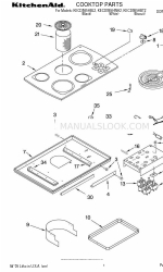 KitchenAid KECD865HBL2 Parts List