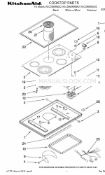 KitchenAid KECD866RBL02 Lista de peças