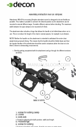 decon IN0120 Assembly Instruction Manual