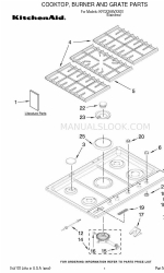 KitchenAid KFGS366VSS00 Manuel des pièces détachées