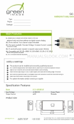 Green image GC-2102-DMX-W Использование инструкции