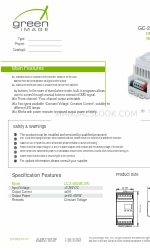 Green image GC-2103DMX-DIN Manual