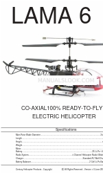 Century Helicopter Products CENTURY LAMA 6 Panduan Pengguna