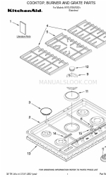 KitchenAid KFGU706VSS01 Parça Listesi