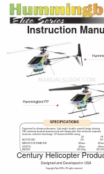 Century Helicopter Products Hummingbird Elite Series CP Instruction Manual