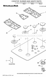 KitchenAid KGCC505HBL04 Teileliste