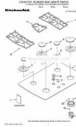 KitchenAid KGCC505HBL2 부품 목록