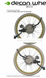 Decon wheel D200-V Instrucciones de montaje