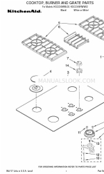 KitchenAid KGCC506RBL02 Список деталей