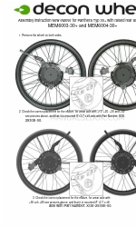 Decon wheel eMove MEM6004-30+ Instrukcja montażu