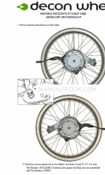 Decon wheel Exello Edge MEM6439P Instructions de montage