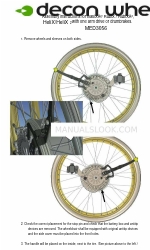 Decon wheel MED1201 Instructions de montage