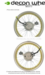 Decon wheel MED1359 Instructions de montage