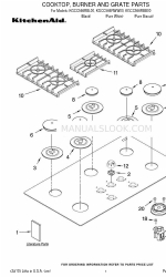 KitchenAid KGCC566RBB00 부품 목록