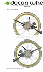 Decon wheel MED3115 Інструкція з монтажу