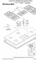 KitchenAid KGCC566RWW03 Onderdelenlijst