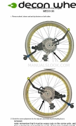 Decon wheel MED3136 Montageanleitung Handbuch