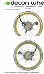 Decon wheel MED3337 Montageanleitung Handbuch