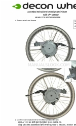 Decon wheel MEM6137P Istruzioni per il montaggio