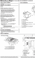 KitchenAid KGCD807X Dimension Handleiding