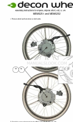 Decon wheel MEM6251 Instructions de montage