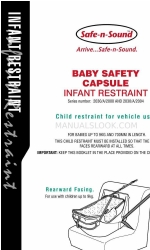 Britax Safe-n-Sound 2030/A/2000 Series Manuel