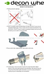 Decon wheel MEM6319 Инструкции по сборке