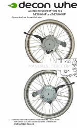 Decon wheel MEM6402P Инструкции по сборке