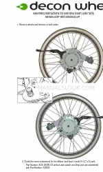 Decon wheel MEM6423P Instructions de montage